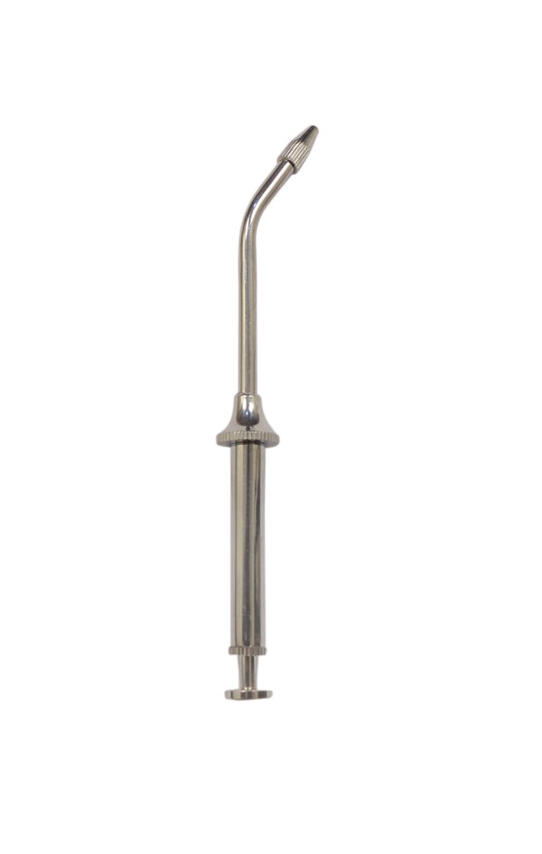 cuticle pusher with a water jet
